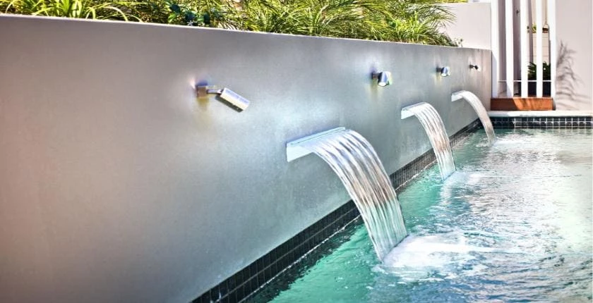 Swimming Pool Water Features - Water Features and Fountains